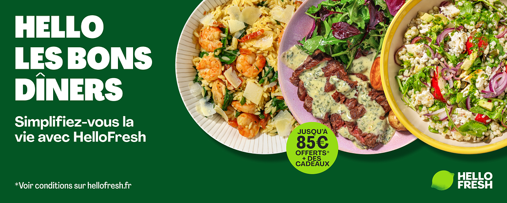 Bannière HelloFresh